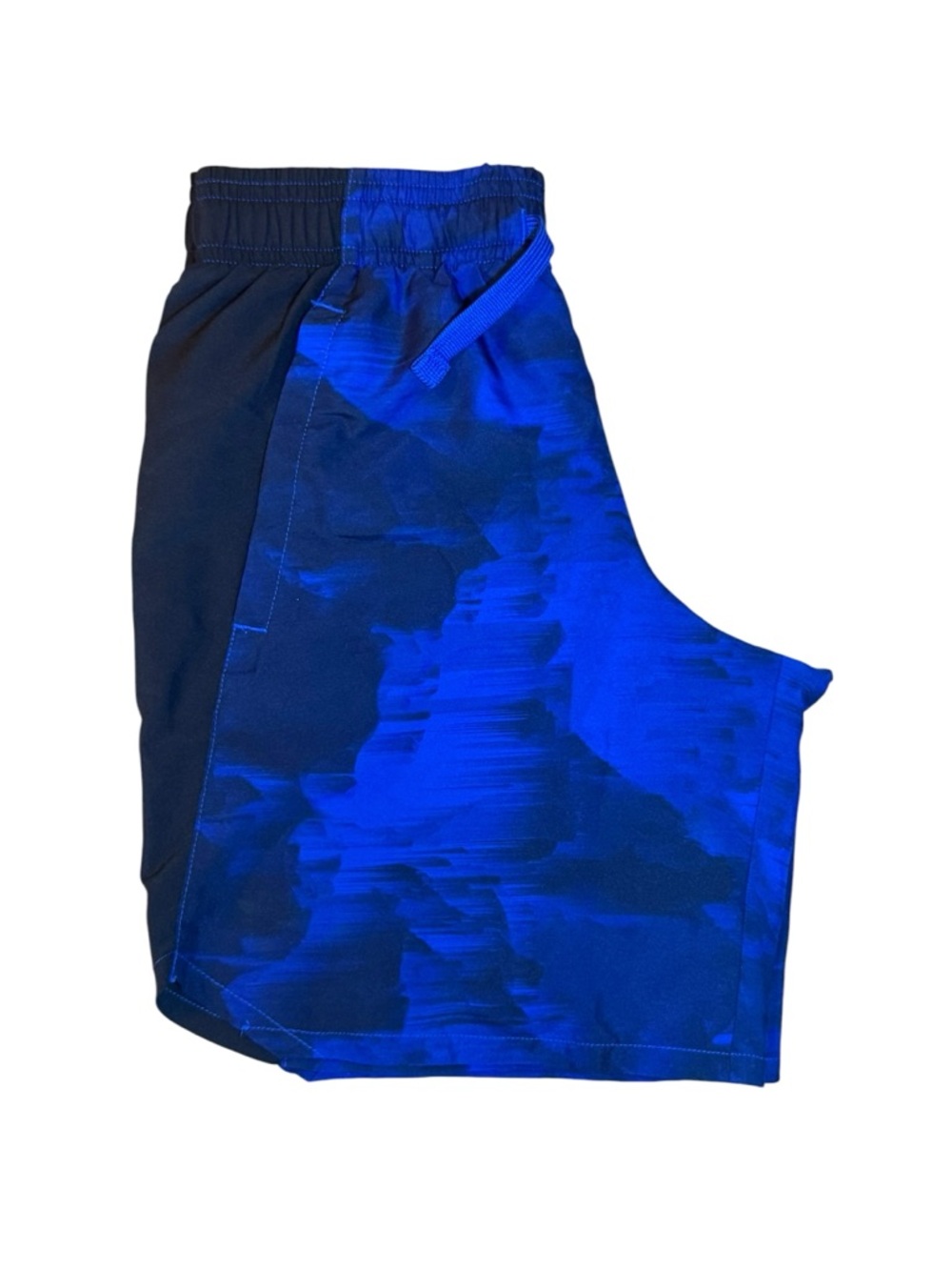 Under Armour Boys HeatGear Athletic Shorts Blue Camo Size Small (YSM)